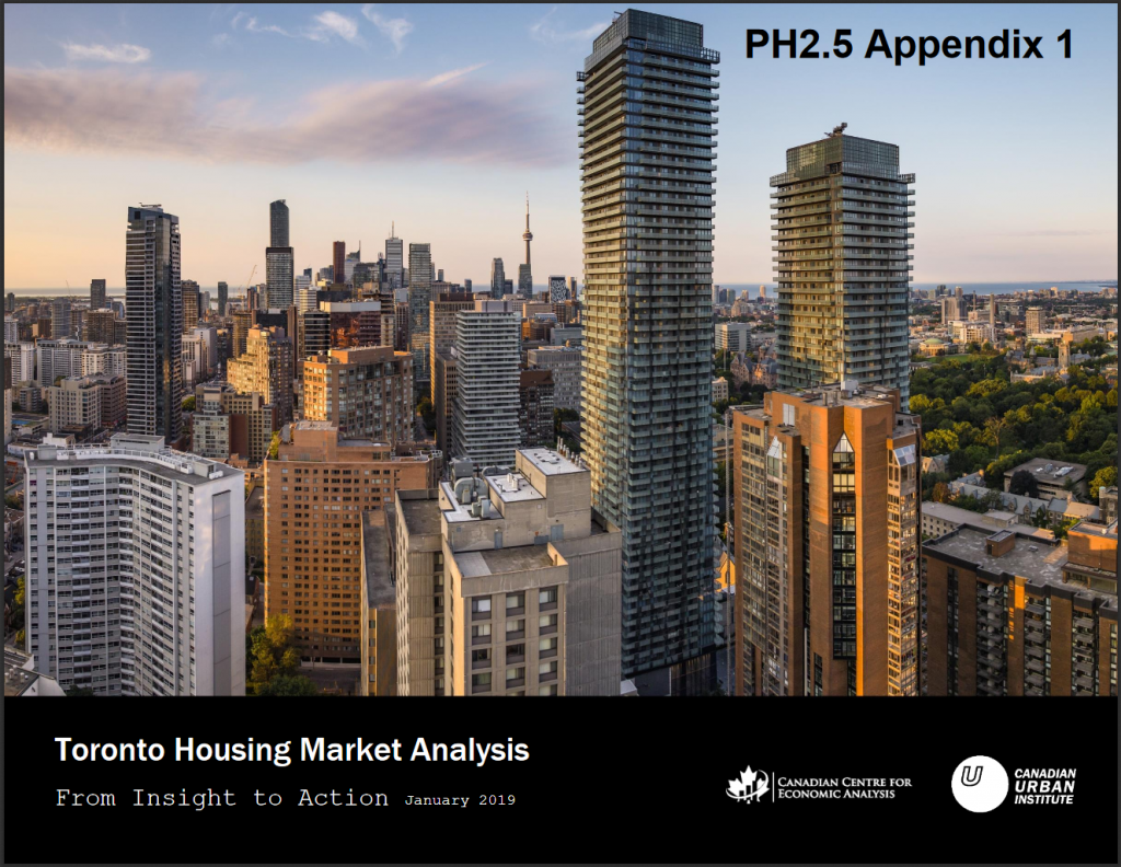 Toronto Housing Market Analysis Canadian Centre for Economic Analysis
